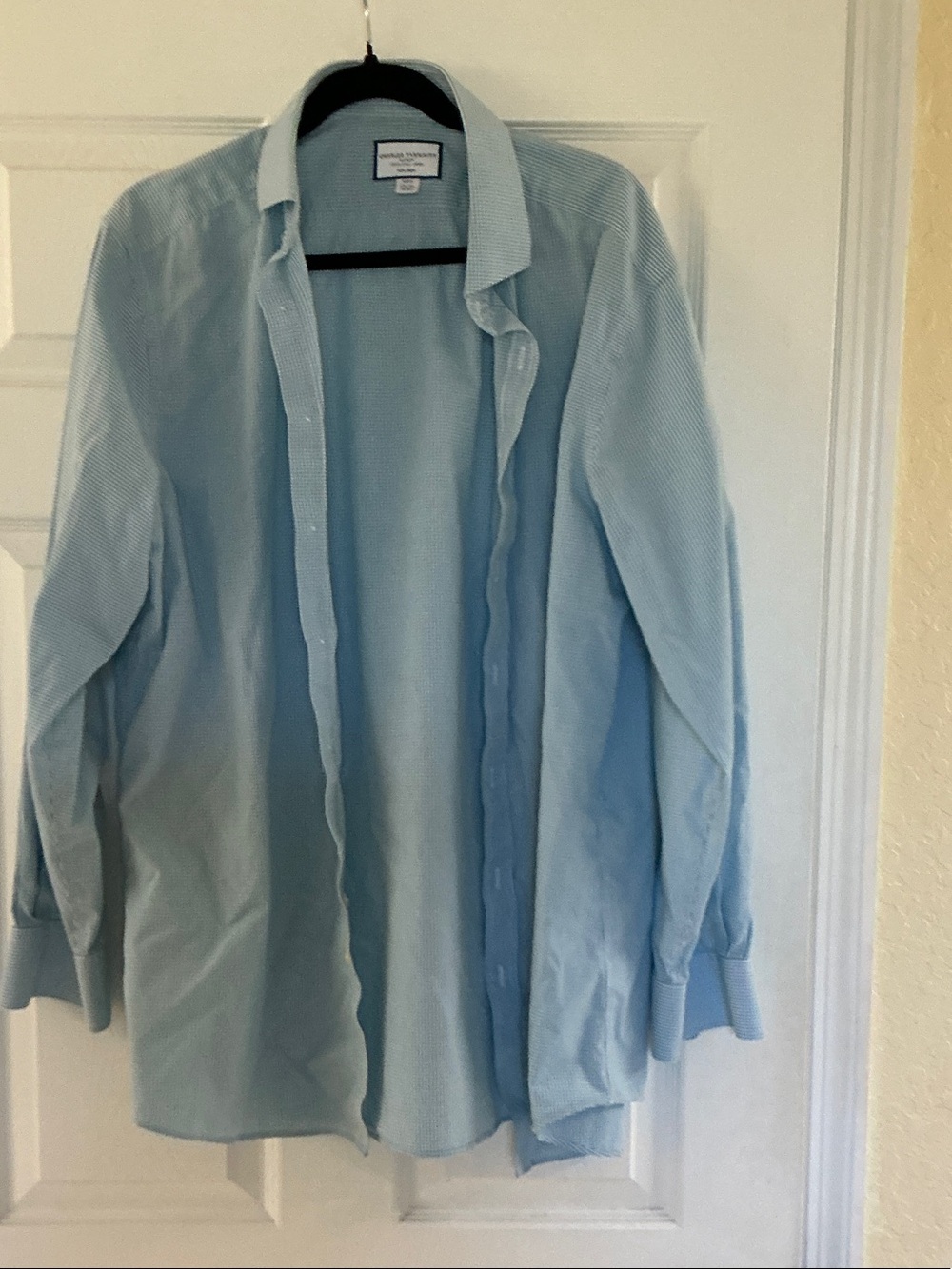 Charles Tyrwhitt Light Blue Dress Shirt 17 1/2 - 35 slim fit